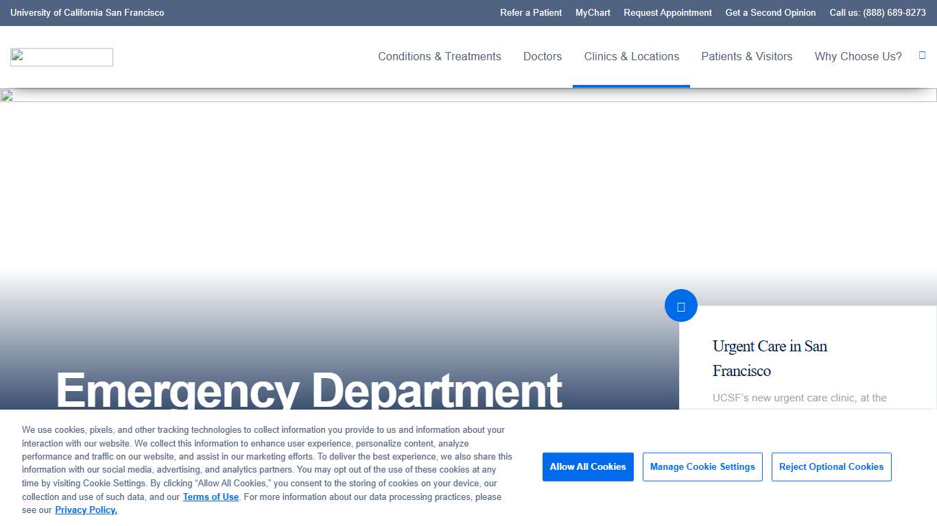 Emergency Department UCSF Health