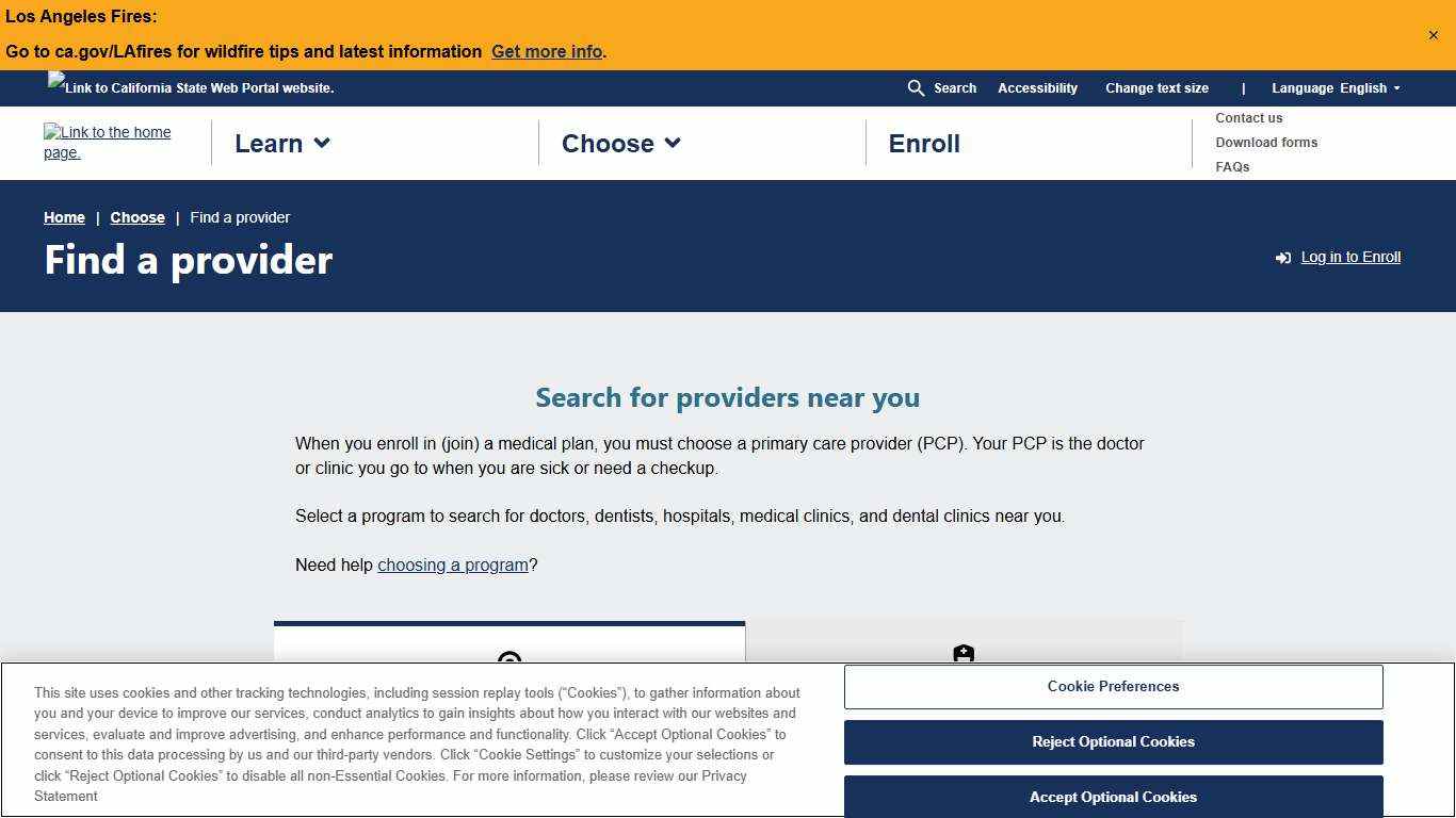 Find a provider Medi-Cal Managed Care Health Care Options