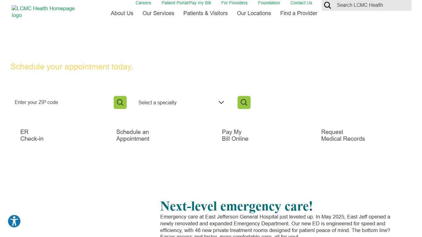 East Jefferson General Hospital, Metairie, LA LCMC Health